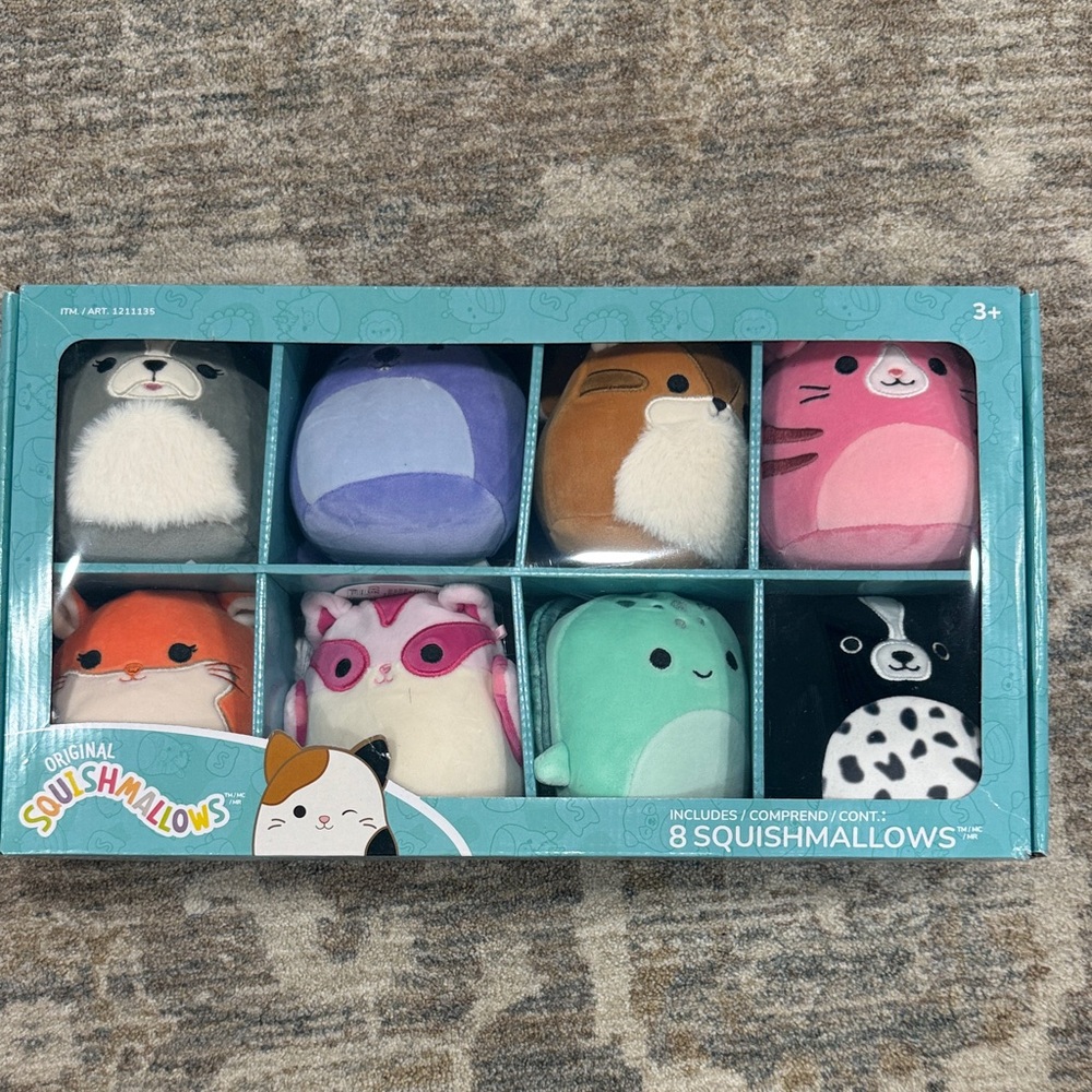 Squishmallows 8-Piece Plush Set - Multi Color